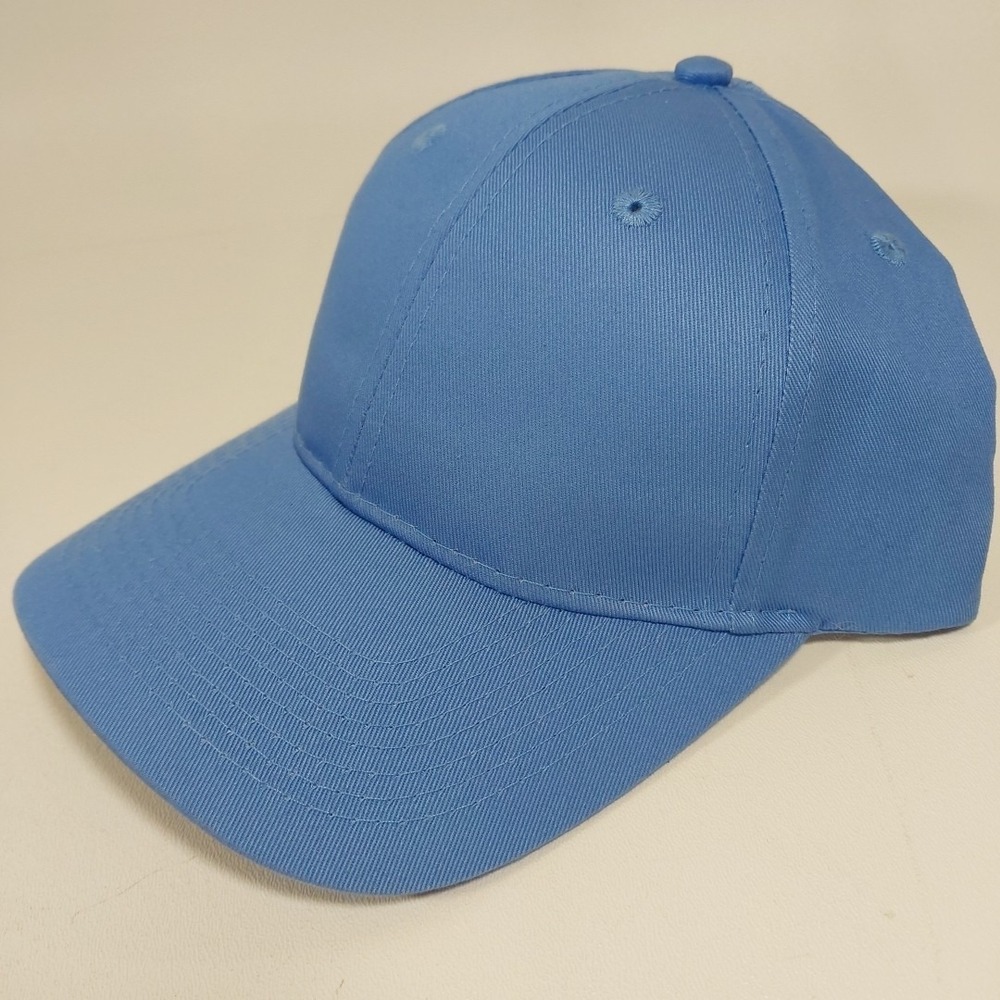 Unisex Plain Hat Adjustable Baby Blue‎